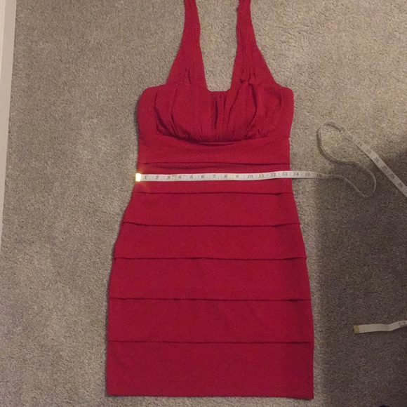 Sweet Storm Tight Red Dress M - Picture 2 of 10